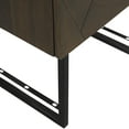 thumbnail image 5 of Marquis 1 Drawer Oak Wood Nighstand with Black Metal Legs, 5 of 5