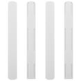 thumbnail image 1 of White Self-adhesive Drawer Guide Slides for Home Use with Strong Load-bearing Capacity 4Pcs, 1 of 5