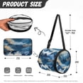 thumbnail image 7 of ZIATUBLE Marble Stripes Paper Towel Dispenser Camping Paper Storage Bag Dustproof Paper Towel Storage Organizer Hanging Washable Traveling Toilet Paper Roll Bag Home Decor, 7 of 7