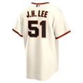 thumbnail image 3 of Men's Nike Jung Hoo Lee Cream San Francisco Giants Home Replica Player Jersey, 3 of 3