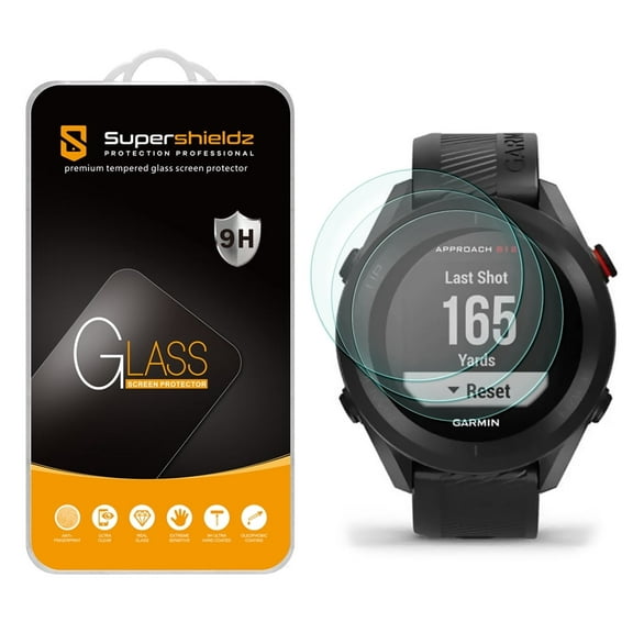 [3-Pack] Supershieldz for Garmin Approach S12 Tempered Glass Screen Protector, Anti-Scratch, Anti-Fingerprint, Bubble Free