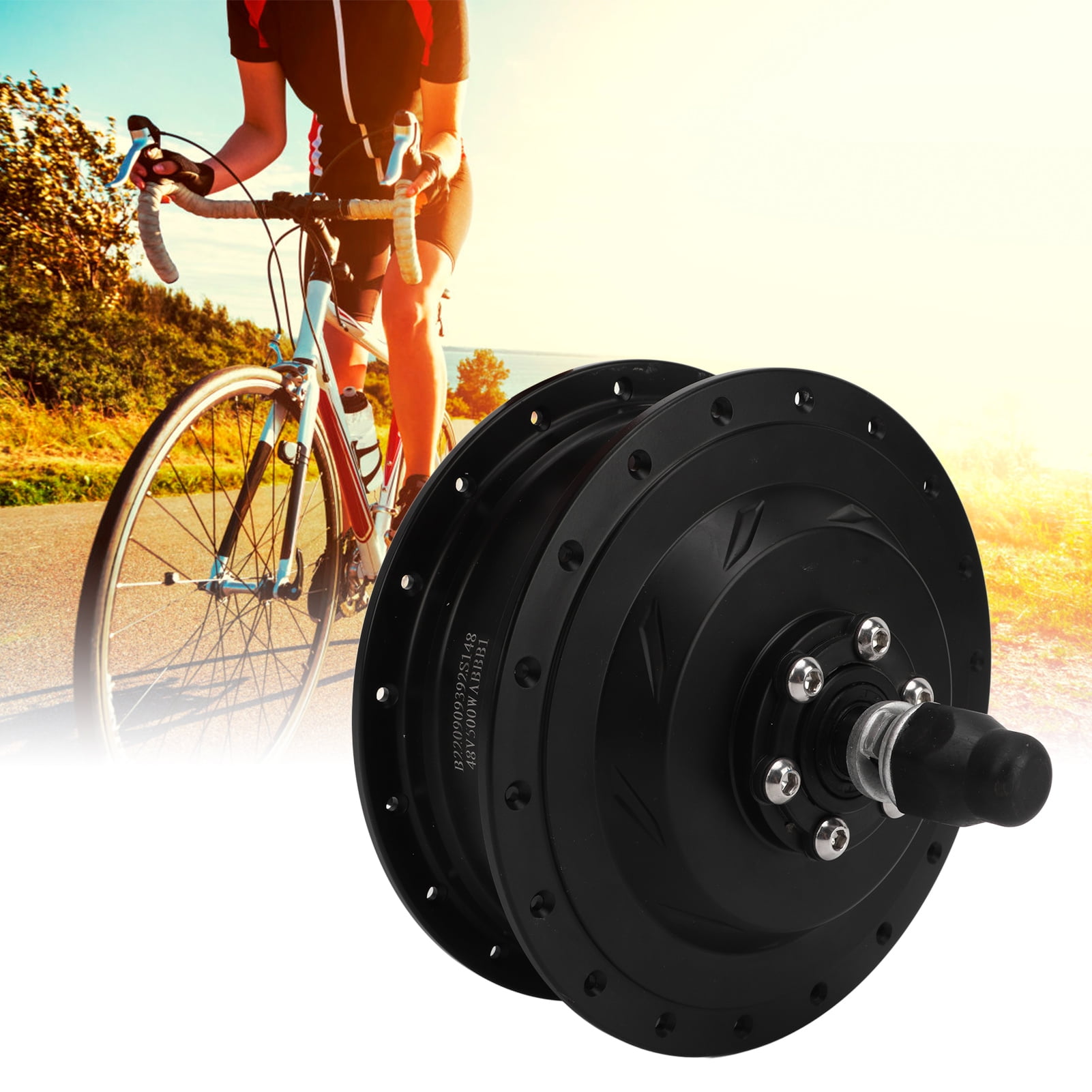 48V 500W Bike Rear Drive Hub Motor Controller S866 Meter Kit, Electric Bike Wheel Motor