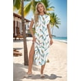thumbnail image 4 of Vestido largo de vacaciones en la playa HimOne 2025 con bolsillos, 4 of 5