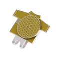 thumbnail image 2 of Marcador de golf de aleación de alta calidad con accesorios de golf con clip para sombrero - Golf divertido Amarillo Zulema Marcador de pelota de golf, 2 of 5