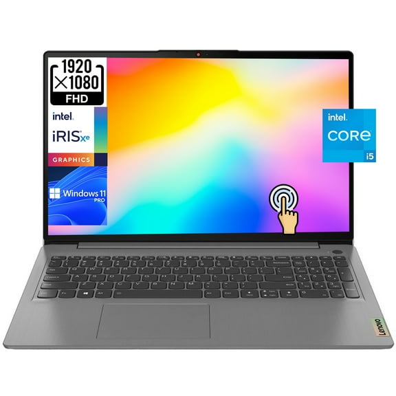 Lenovo IdeaPad 3i 15.6" FHD Touchscreen [Windows 11 Pro] Business Laptop, Intel 4-Core i5-1135G7, 8GB RAM, 512GB PCIe SSD, Iris Xe Graphic, Wi-Fi 6, BT5, HDMI, w/Office Accessories