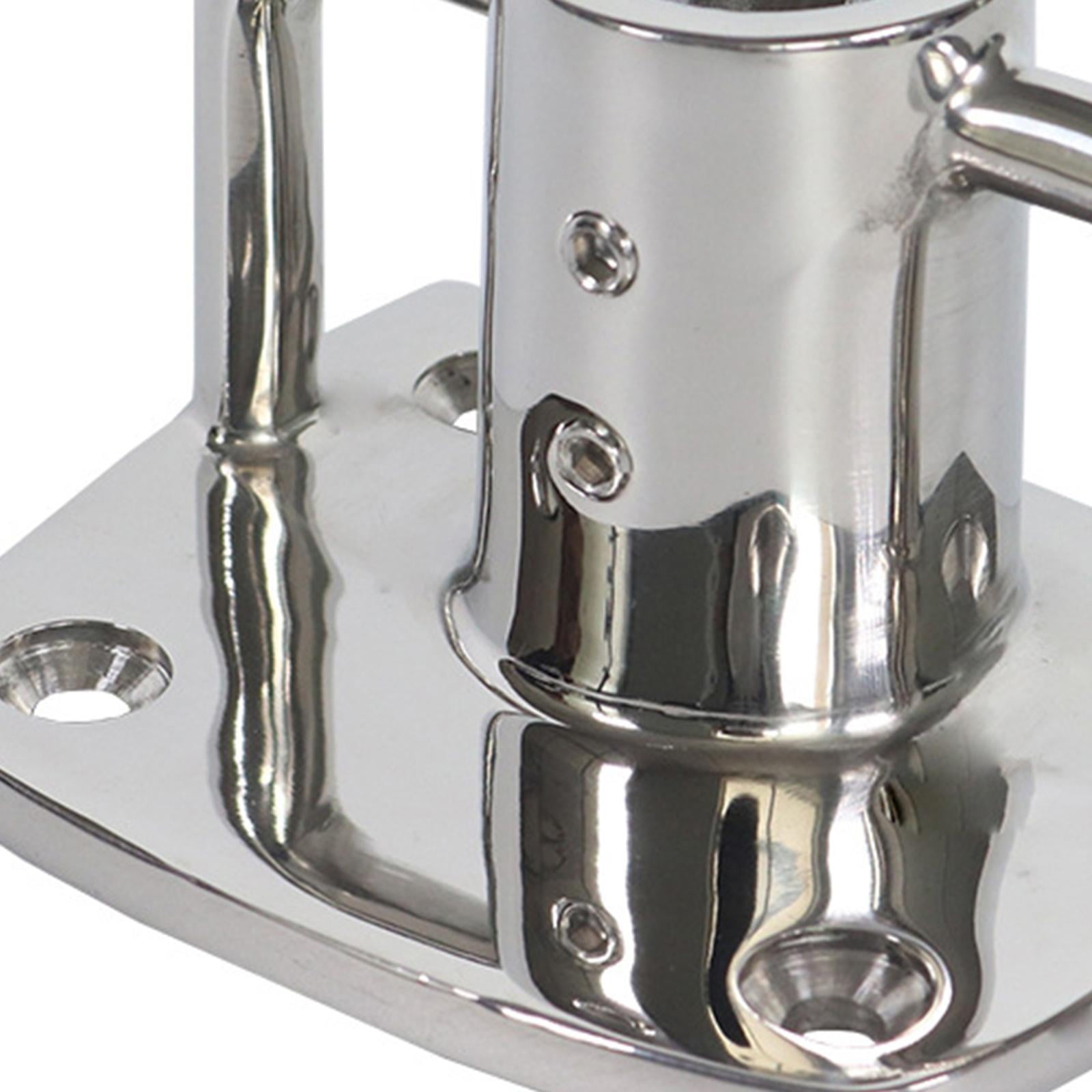 Flag Pole Holder Square Base 34mm - Pipe Dream Fittings