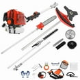 thumbnail image 2 of Seipouy Powerful Gas String Trimmer,Full Functioning Guard Accessories Hedge Trimmer String Trimmers Lawn Mower 52CC Petrol Hedge Trimmer Chainsaw Brush Cutter, 2 of 11