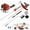 5 in 1 Red, variant on 2025 New 5-in-1 Gas Powe Trimmer Kit - 52CC 2-Cycle Commercial Weed Eater, Brush Cutter, Edger & Hedge Trimmer Attachments, 1.2L Tank & Extension Pole for Professional Landscaping