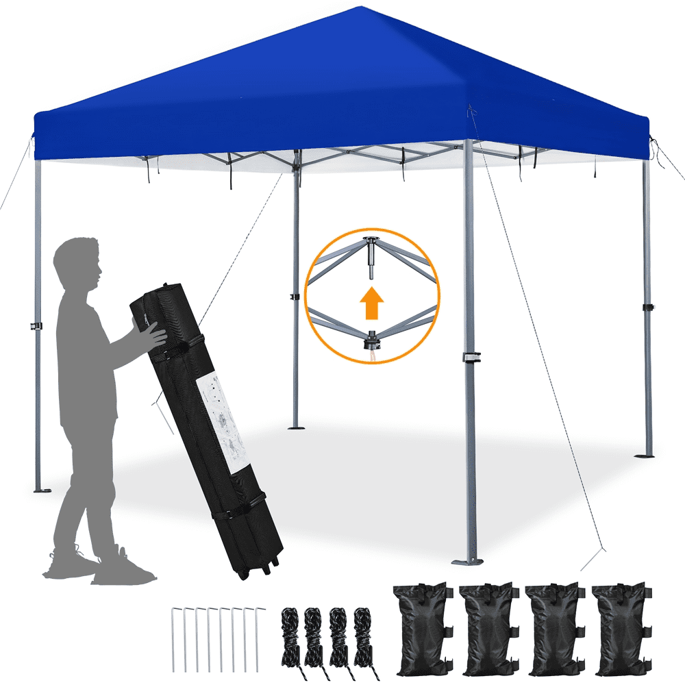 Renwick 12x12ft Pop-up Canopy Tent, Blue