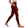 thumbnail image 2 of Yindaity Yoga Pants for Women Women's Joggers Pants Lightweight Athletic Leggings Tapered Lounge Pants for Workout, Yoga, Running(Wine,2XL), 2 of 6
