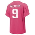 thumbnail image 3 of Women's Majestic Threads J.J. McCarthy Pink Minnesota Vikings Name & Number T-Shirt, 3 of 3
