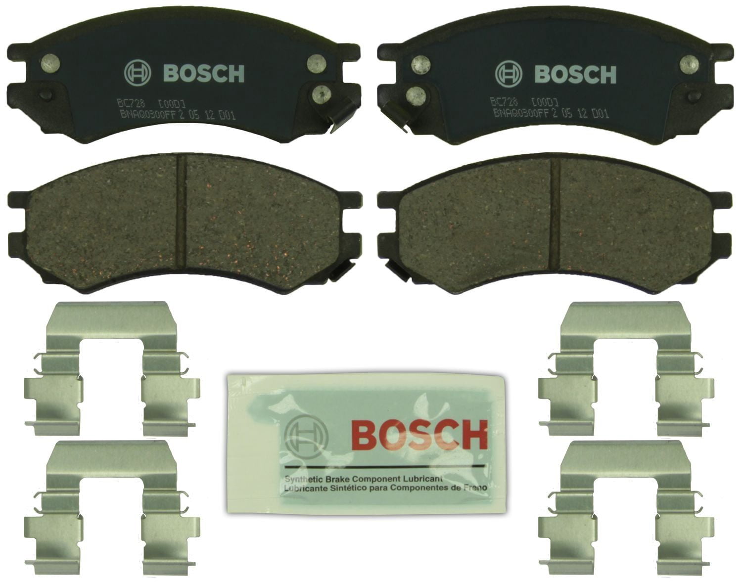Bosch BC728 QuietCast Premium Disc Brake Pad Set