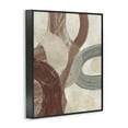 thumbnail image 4 of Stupell Industries Neutral Shapes Expression Abstract Painting Black Framed Art Print Wall Art, 11 x 14, 4 of 10