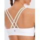 thumbnail image 3 of Sostén Deportivo CRZ YOGA para Mujer, Soporte Ligero, Tirantes Cruzados, Blanco, Talla XL, 3 of 7