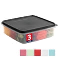 thumbnail image 2 of SIGNORAWARE 3 L Airtight Food Storage Container with Lid – Black, 2 of 8
