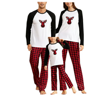 Comfy Soft Family Pajamas Matching Sets Home Wear Lounge Sets Christmas ...