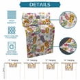 thumbnail image 6 of Nautical Coastal Table Runner 70 Inches, Watercolor Ocean Slippers Starfish Coral Shell Bed Runner Dresser Scarves Tabletop for Indoor Outdoor Parties/Ceremony/Banquet, 13" x 70", 6 of 9