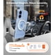 thumbnail image 3 of Funda TORRAS para iPhone 17 con soporte magnético de 360°, transparente, 3 of 9