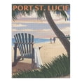 thumbnail image 2 of Port St. Lucie, Florida, Adirondack Chair on the Beach (1000 Piece Puzzle, Size 19x27, Challenging Jigsaw Puzzle for Adults and Family, Made in USA), 2 of 4