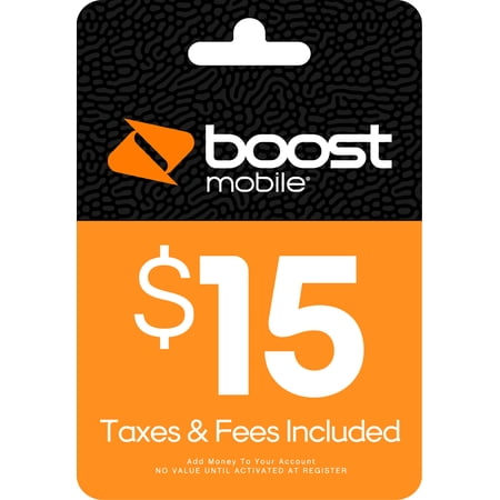 Boost Mobile $15 Re-Boost Card (Email Delivery)