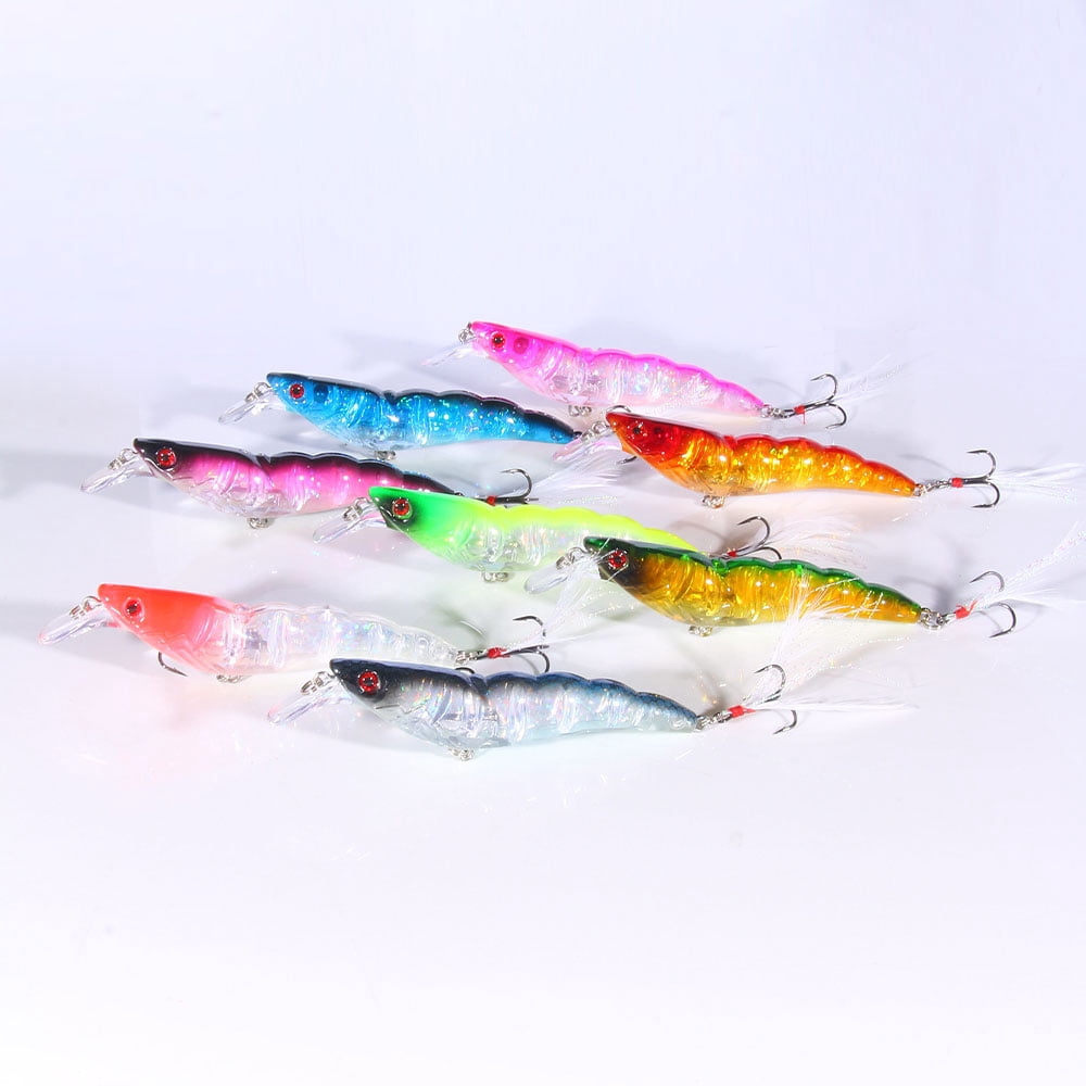 HENGJIA Fishing Lures Large Hard Bait Minnow VIB Lure with Treble Hook Life-Like Swimbait Fishing Bait Popper Crankbait Sinking Lure for Trout Bass Walleye Redfish