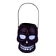 thumbnail image 3 of Cubo de dulces de Halloween con forma de calavera, cubo para dulces, o trato, ligero y portátil, 3 of 9