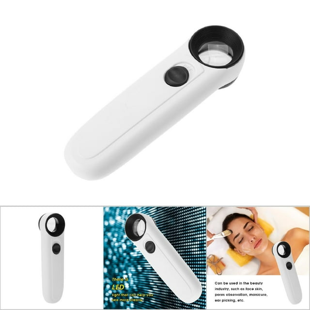 Lupa De Mano Con Iluminación LED, 3 Opciones De Ampliación Diferentes Para Inspección, Belleza Y Reparación