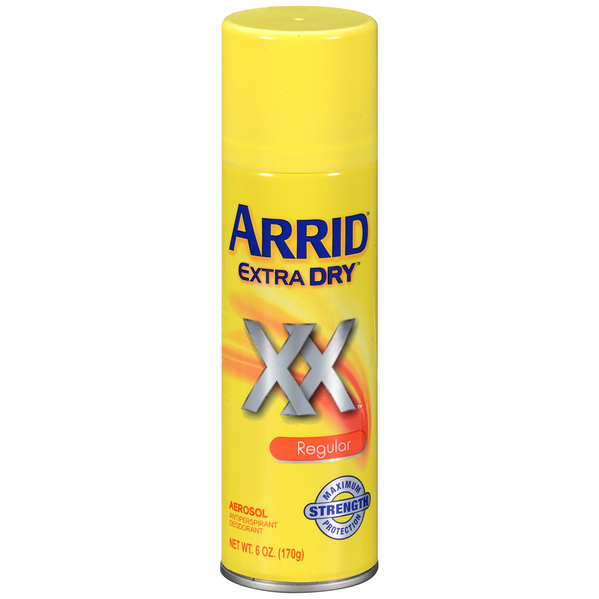 Arrid XX Extra Dry Aerosol Antiperspirant Deodorant, Regular,6 oz