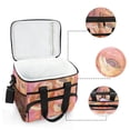 thumbnail image 6 of FORMRS Insulated Cooler Bag 24 Cans Capacity Soft Leakproof Lunch Box with Side Pockets, Abstract Pink Flowers, 6 of 7