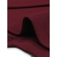 thumbnail image 6 of Agnes Orinda Women's Plus Size Tops Belted Knot Tie V Neck Long Sleeve Casual Knit Blouse 3X Burgundy, 6 of 7