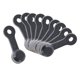 thumbnail image 1 of 10 tapones de purga de freno de bicicleta duraderos, tapón de grasa de goma para purga de freno negro 10, 1 of 9