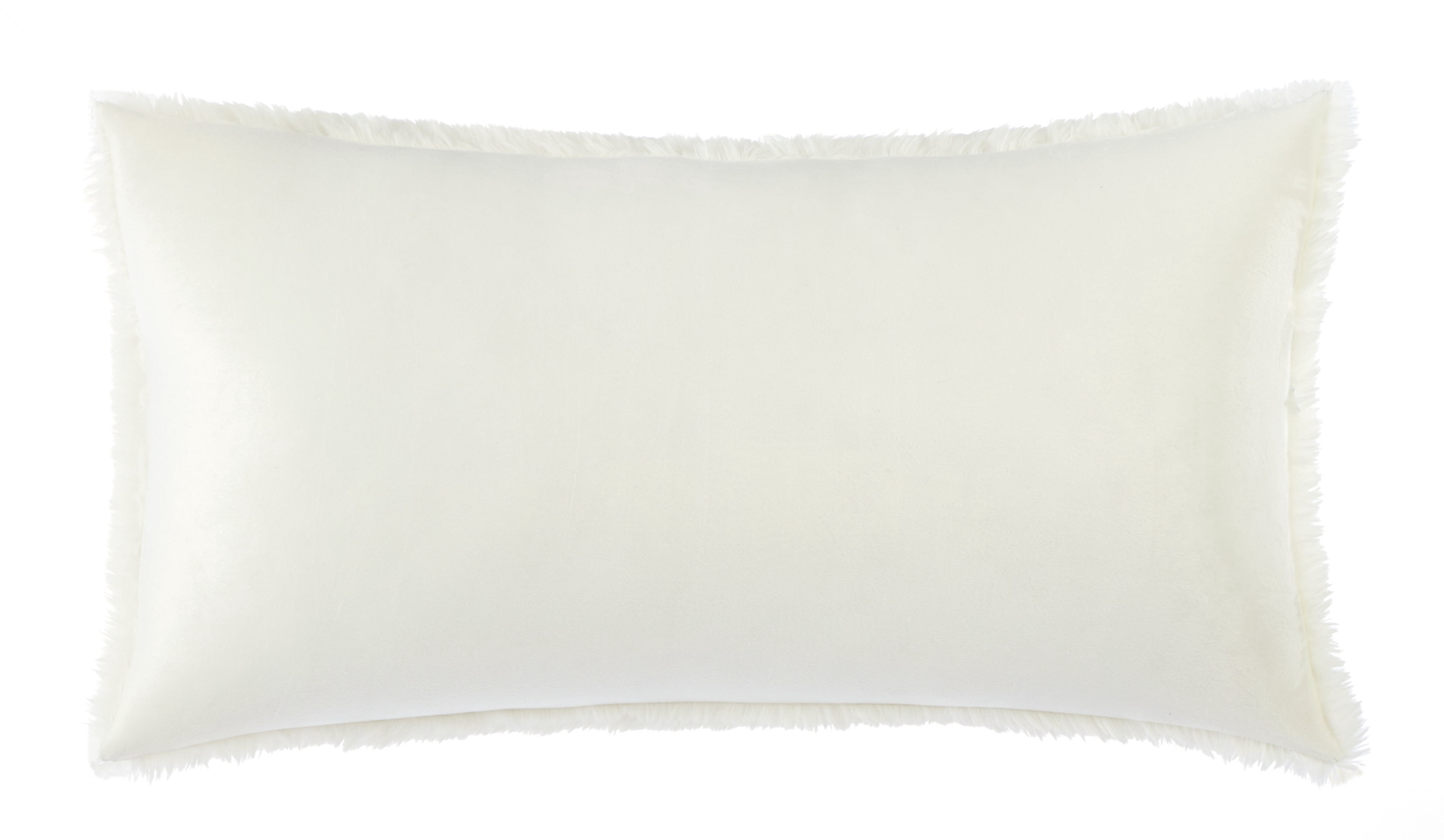 Dearfoams Luxurious Polar Bear Lumbar Pillow, 16'' x 34'', White