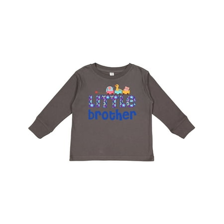 

Inktastic Blue Toy Train Little Brother Gifts Gift Toddler Boy Girl Long Sleeve T-Shirt