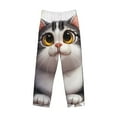 thumbnail image 5 of Balery Cute Cartoon Kitten print Men's Pajama Pants,Ultra Lightweight Pjs,Lounge Pant-X-Large, 5 of 9