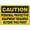 Warning Sign 1, variant on PPE Required Beyond This Sign 8"x12", Aluminum Tin Warning Signs for Home Outdoor Garden, Durable Weatherproof PPE Sign for Industrial Area