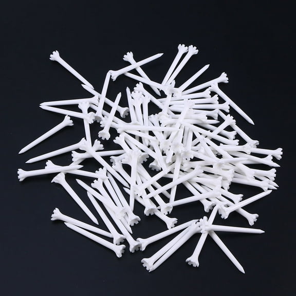 FRCOLOR 100 Pcs/Set Golf Tees Golf Golf Training Equipment 100pcs White