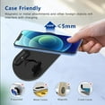 thumbnail image 5 of Wireless Charger,3 in 1 Fast Wireless Charging Station Compatible with iPhone 16 15 14 13 12 11 8 Pro Max XS XR, iWatch, AirPods, Black(with Adapter), 5 of 8