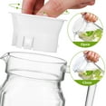 thumbnail image 2 of 2 Pcs Plastic Pitcher with Spout and Lid, Hot Cold Beverage Jug with Handles, Practical Water Pot for Fridge and Tableware, 2 of 6