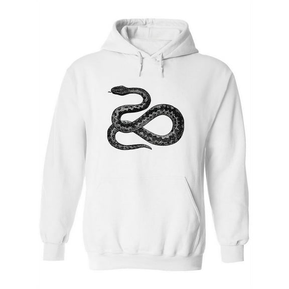 European Viper Drawing Hoodie Women -Image by Shutterstock, Female x-Large