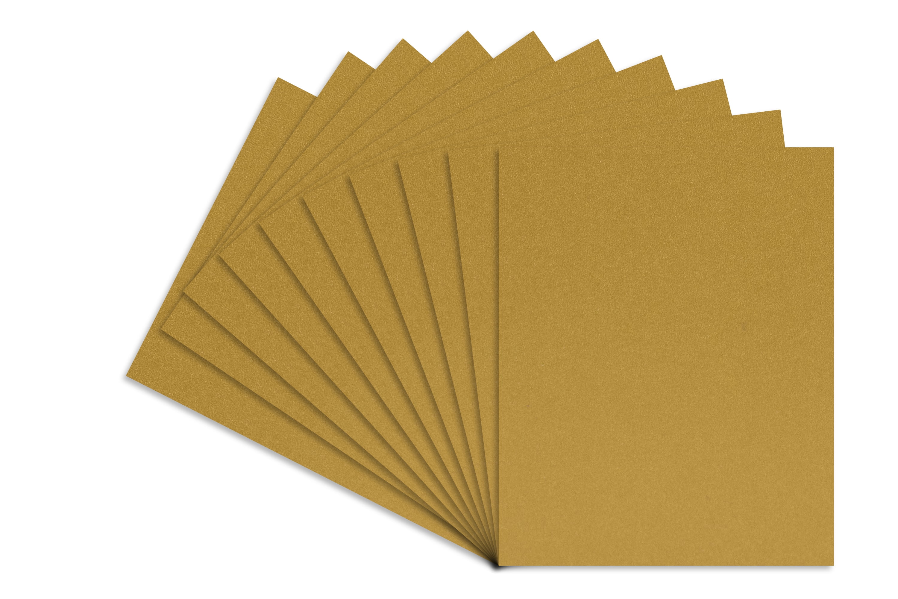 Metallic Gold Acid Free 8x10 Backing Board Uncut Photo Mat Board 50
