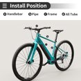 thumbnail image 3 of Soporte para botella de bicicleta Unique Bargains, ligero y duradero, de plástico ABS, soporte para bebidas de bicicleta para MTB, bicicleta de carretera, ciclismo al aire libre, fibra de carbono azul, 3 of 7