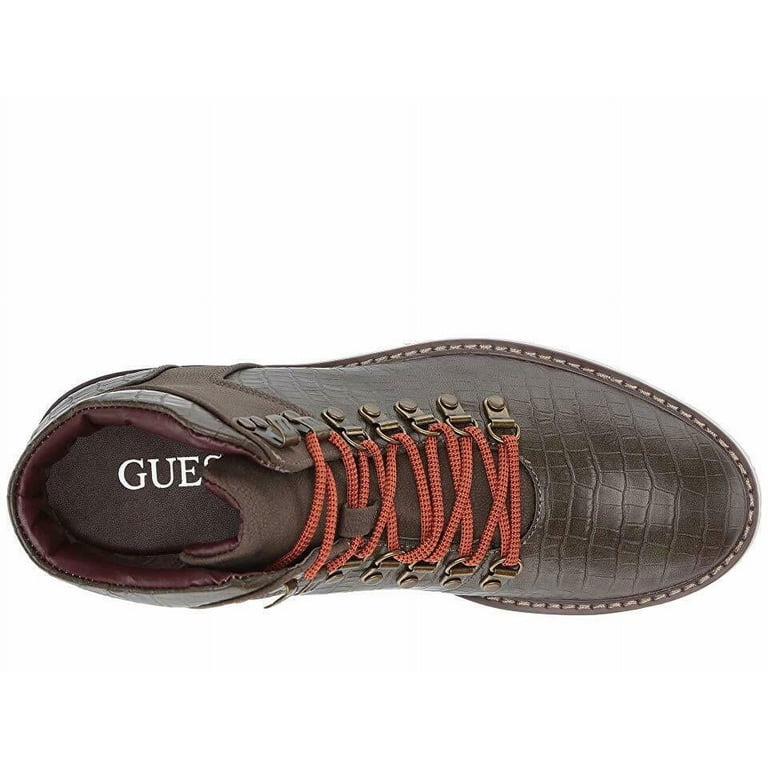Guess Faxon Light Brown Boots Men display picture 1