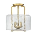 thumbnail image 5 of Avalon 3-Light Ceiling Light in Warm Brass, 5 of 7