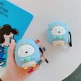 thumbnail image 3 of Compatible con funda Airpods, funda de silicona 3D para Airpod, lindo animal, pingüino, pollo, pato, reno, cerdo, divertido personaje de dibujos animados (AirPods Pro, pingüino), 3 of 5