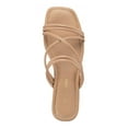 thumbnail image 3 of Sun + Stone Womens Quinley Slip On Square Toe Strappy Sandals, 3 of 3