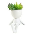 thumbnail image 1 of Human Shaped Flowerpots,Mini Ceramics Potted For Home Decor-No Included Plant, 1 of 8