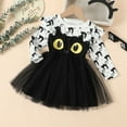 thumbnail image 2 of Halloween Dress for Toddler Girl, Long Sleeve Halloween Sizes 18M-6T White 120, 2 of 8