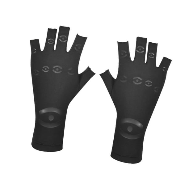 1 par medio Guantes de compresión de para el desgaste portátil Hombres profesionales Resistentes Mujeres para el ejercicio de tareas de oficina M