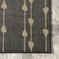 thumbnail image 4 of nuLOOM Kiernan Vertical Teardrop Stripe Indoor/Outdoor Area Rug, 9' 6" x 12', Kiernan Charcoal, 4 of 7