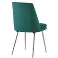 thumbnail image 2 of Best Master Sandler Green Velvet Upholstered Side Chairs (Set of 2), 2 of 3